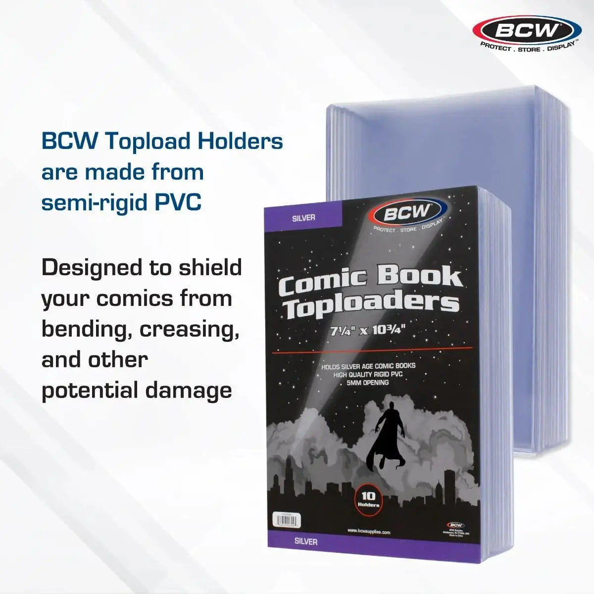 BCW Silver Age Comic Topload Holder