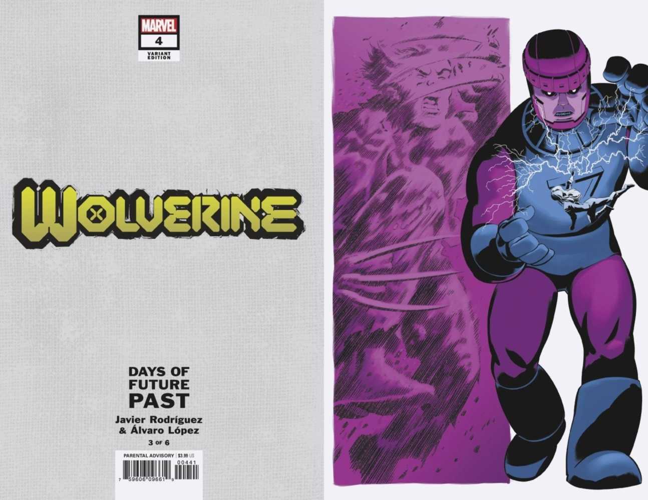 Wolverine Vol 7 #04 - Rodriguez Days Of Future Past Variant