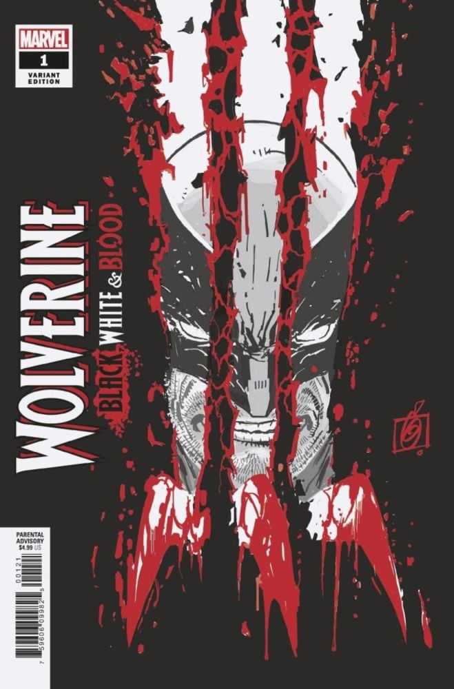 Wolverine: Black, White and Blood Vol 1 #1 (Of 4) - Garney Variant