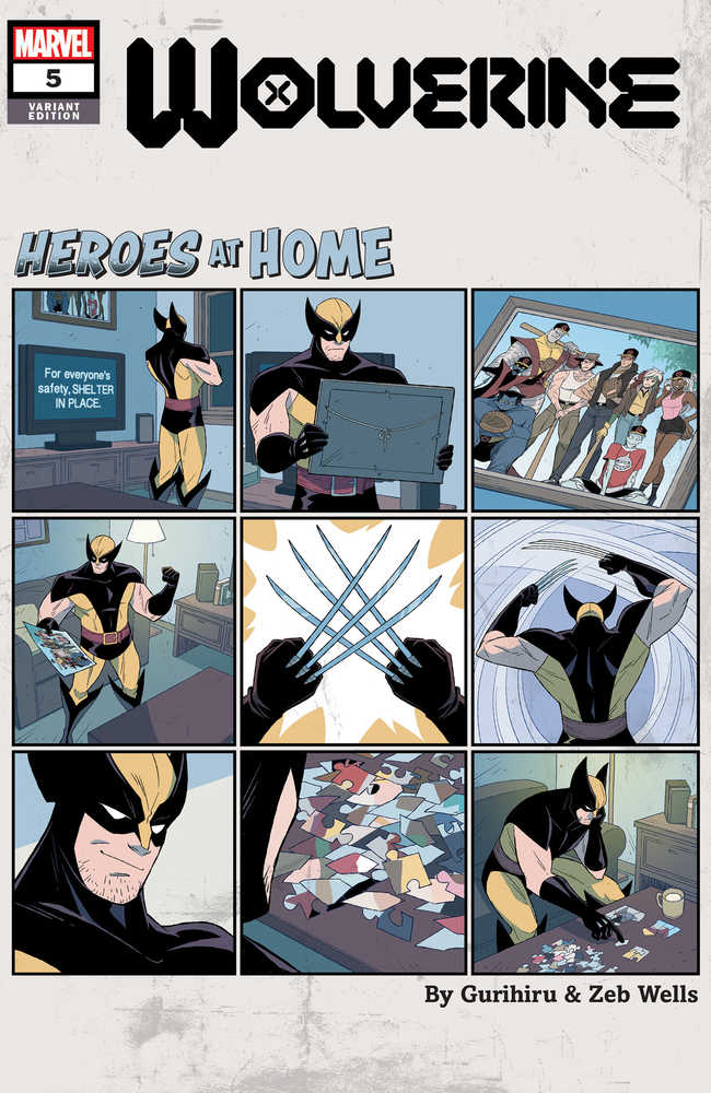 Wolverine Vol 7 #05 Gurihiru Heroes At Home Variant
