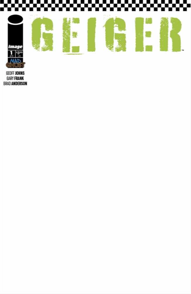 Geiger Vol 1 #01 - Cover D Blank Sketch Variant