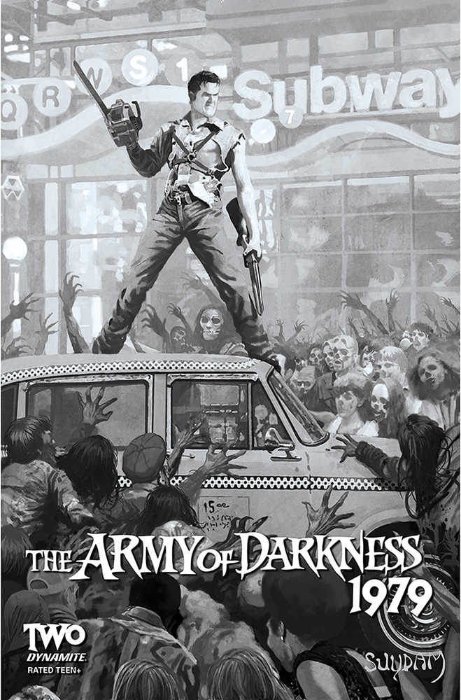 Army Of Darkness 1979 Vol 1 #2 Cover E 10 Copy Variant Edition Suydam Black & White