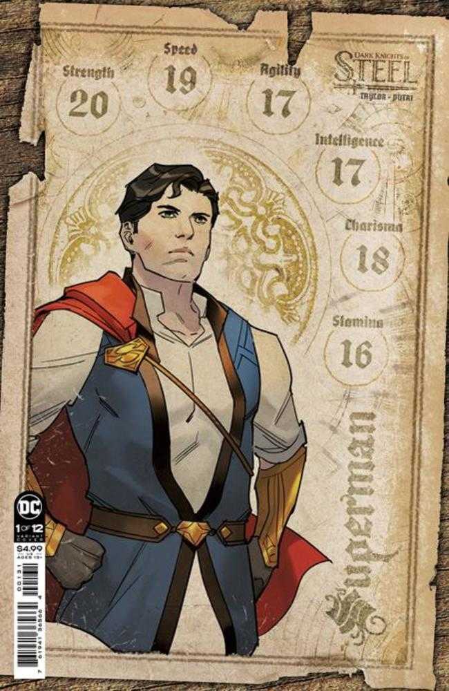 Dark Knights Of Steel #1 (Of 12) - Cover D - 1 in 25 Yasmine Putri Character Sheet Card Stock Variant