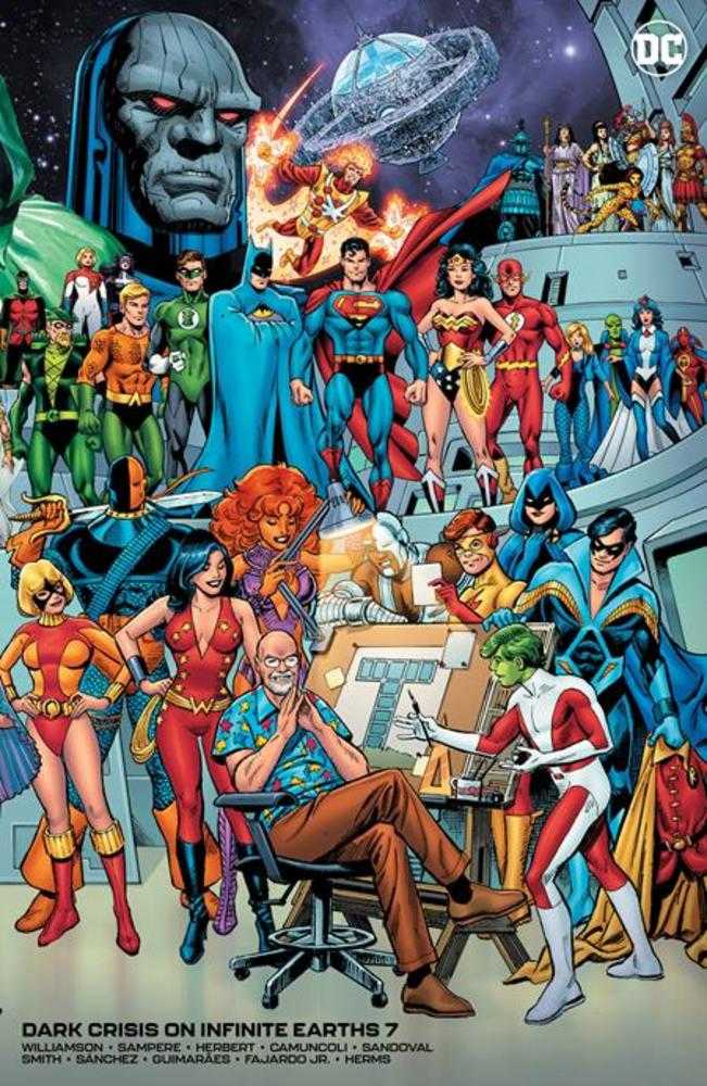 Dark Crisis On Infinite Earths #7 (Of 7) - Cover F - George Perez Tribute Card Stock Variant