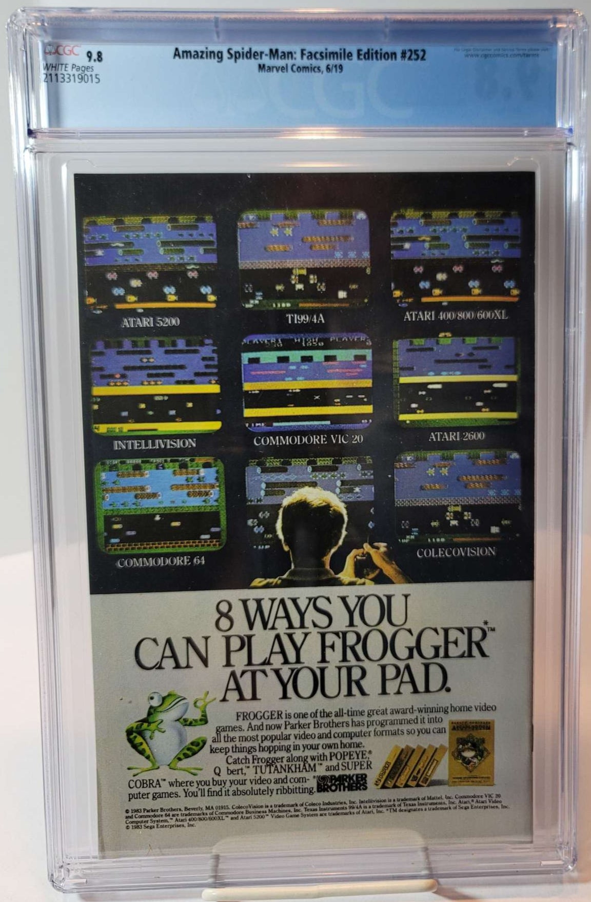 Amazing Spider-Man Vol 1 #252 CGC 9.8 Rear View