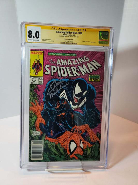 Amazing Spider-Man #316 CGC SS 8.0 Front View