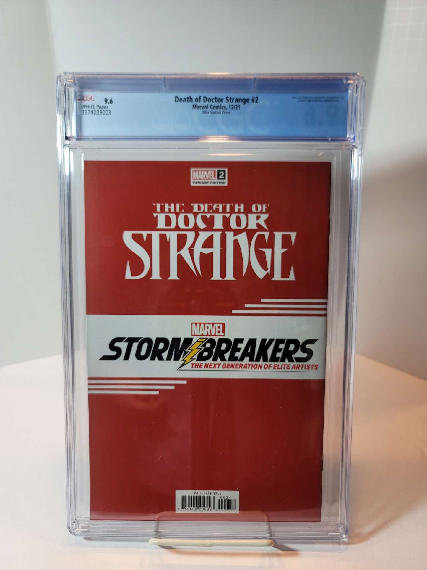 Death of Doctor Strange #2 CGC 9.6 Silva Variant Rear View