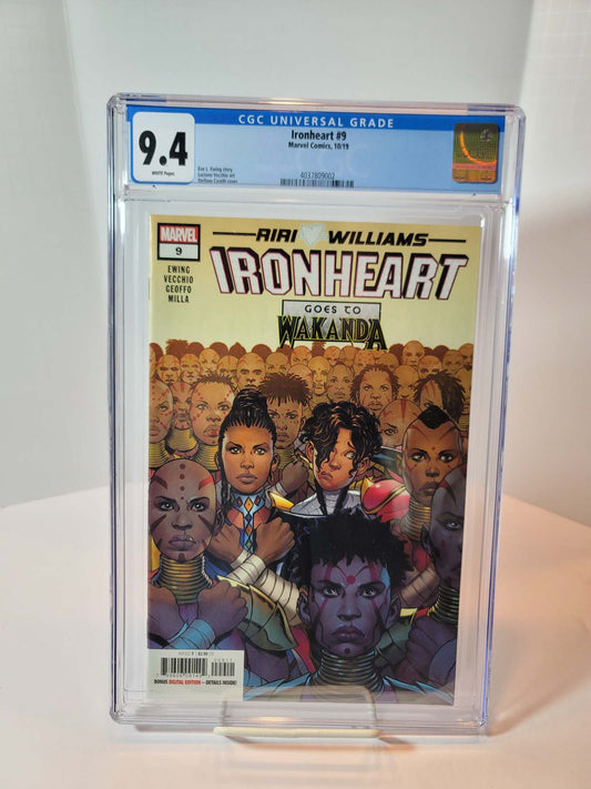 Ironheart #9 CGC 9.4 Front View