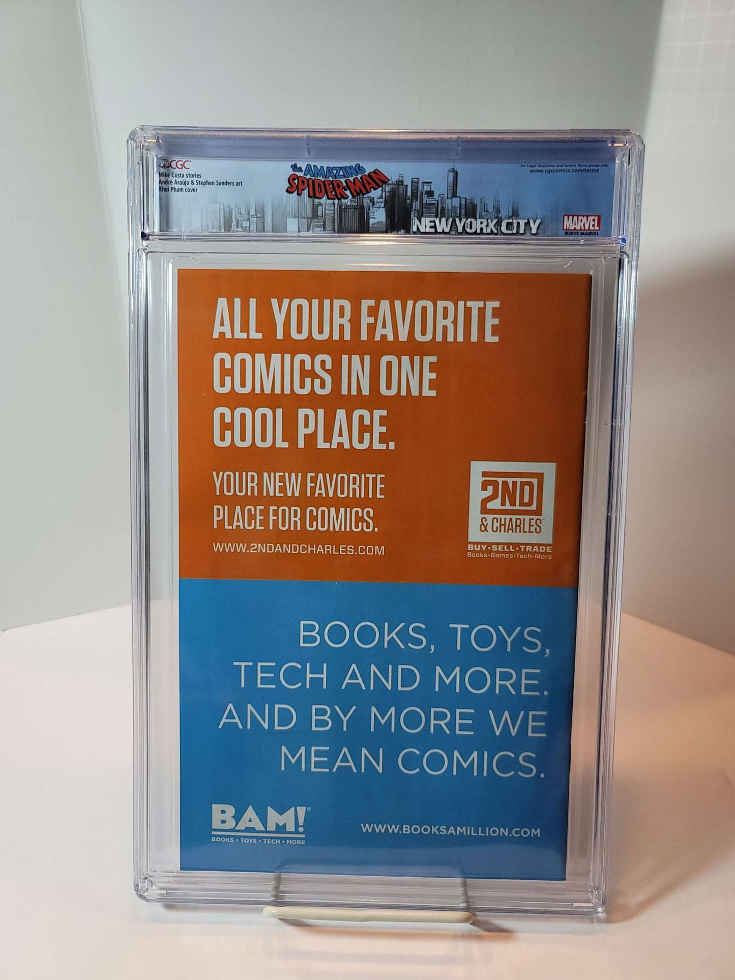 Spider-Verse #1 CGC 7.5 Rear View