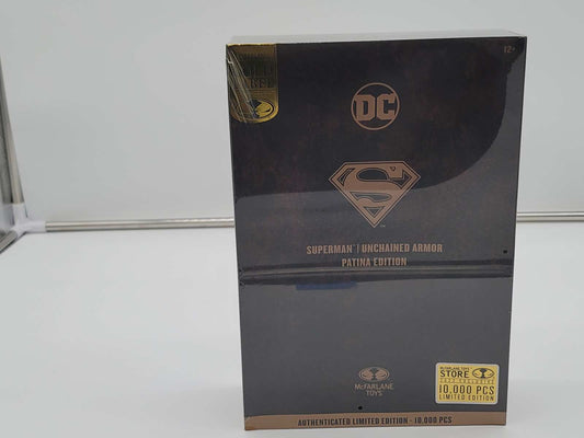 Superman (Unchained Armor) Patina Edition Gold Label 7" Figure