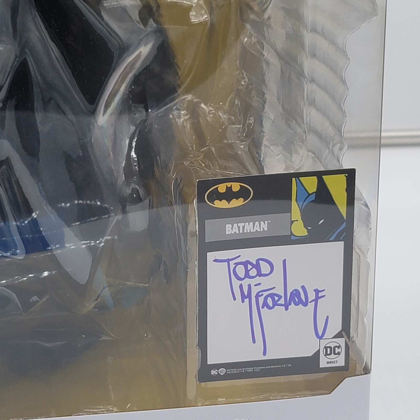 Batman by Todd McFarlane AUTOGRAPHED Gold Label