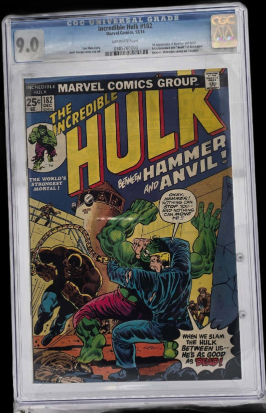 Incredible Hulk Vol 1 #182 CGC 9.0