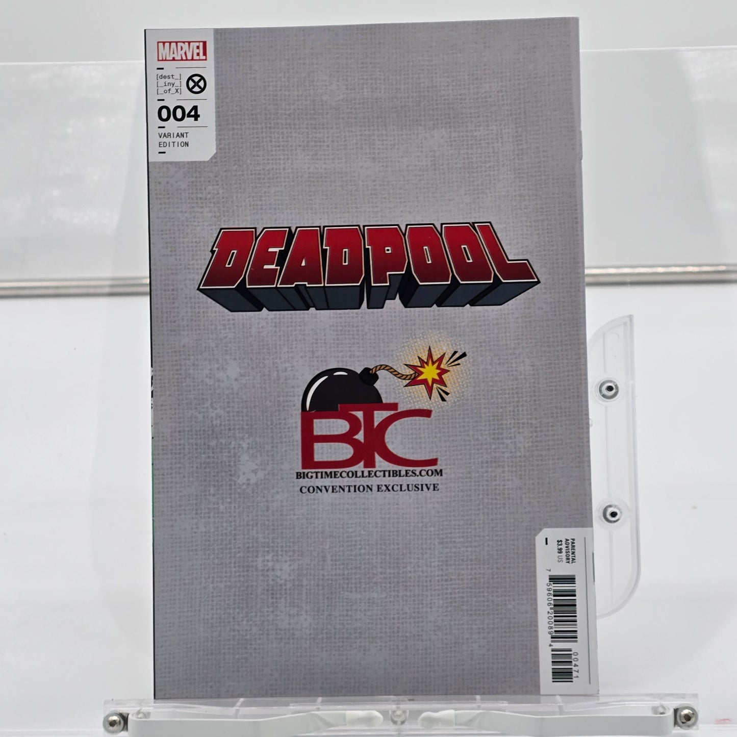 DEADPOOL #4 SUAYAN MEGACON VARIANTE EXCLUSIVA X-MEN WOLVERINE HULK 340