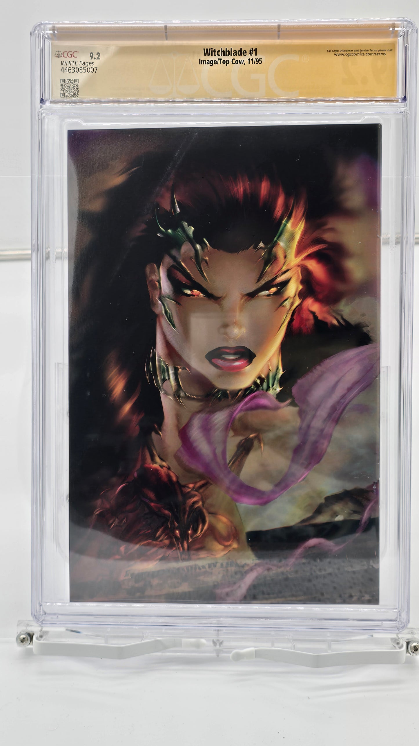 《女巫之刃》第 1 卷 #1 CGC SS 9.2 由 Marc Silvestri 簽名