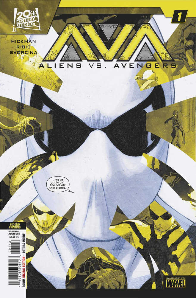 Aliens vs. Avengers Vol 1 #01 Esad Ribic 2nd Print Variant