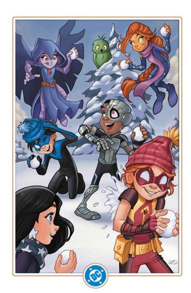 Titans Vol 4 #18 Cover D Chrissie Zullo DC Winter Wonderland Card Stock Variant