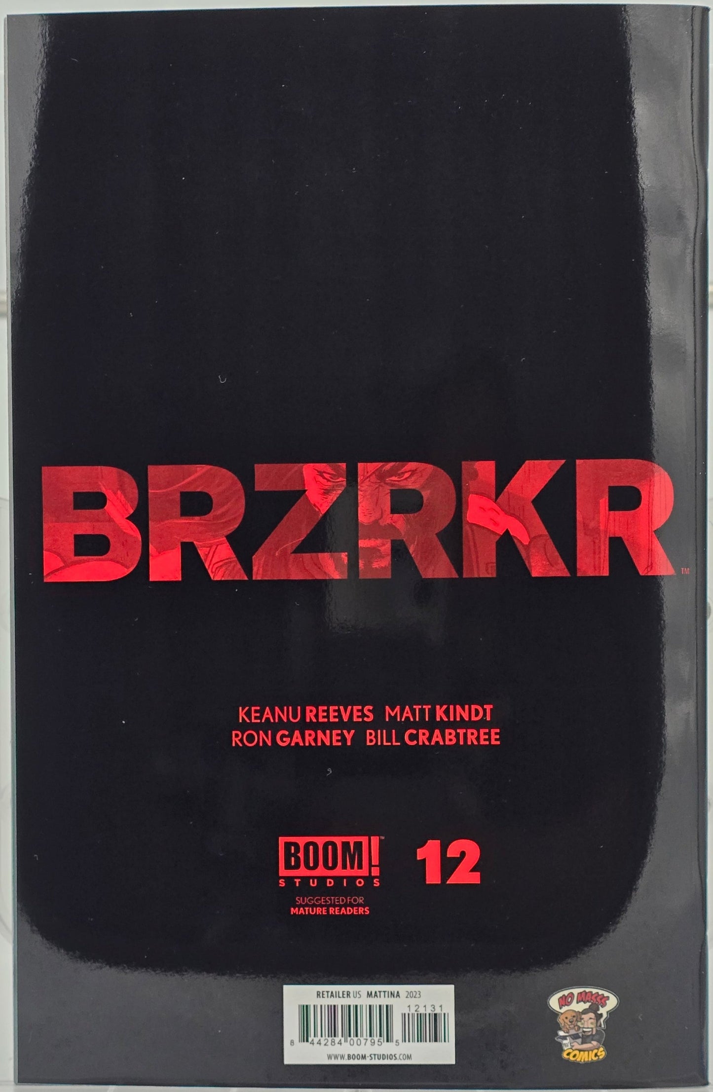 BRZRKR Vol 1 #12 Megacon 2023 Metal Exclusive Limited to 50 copies