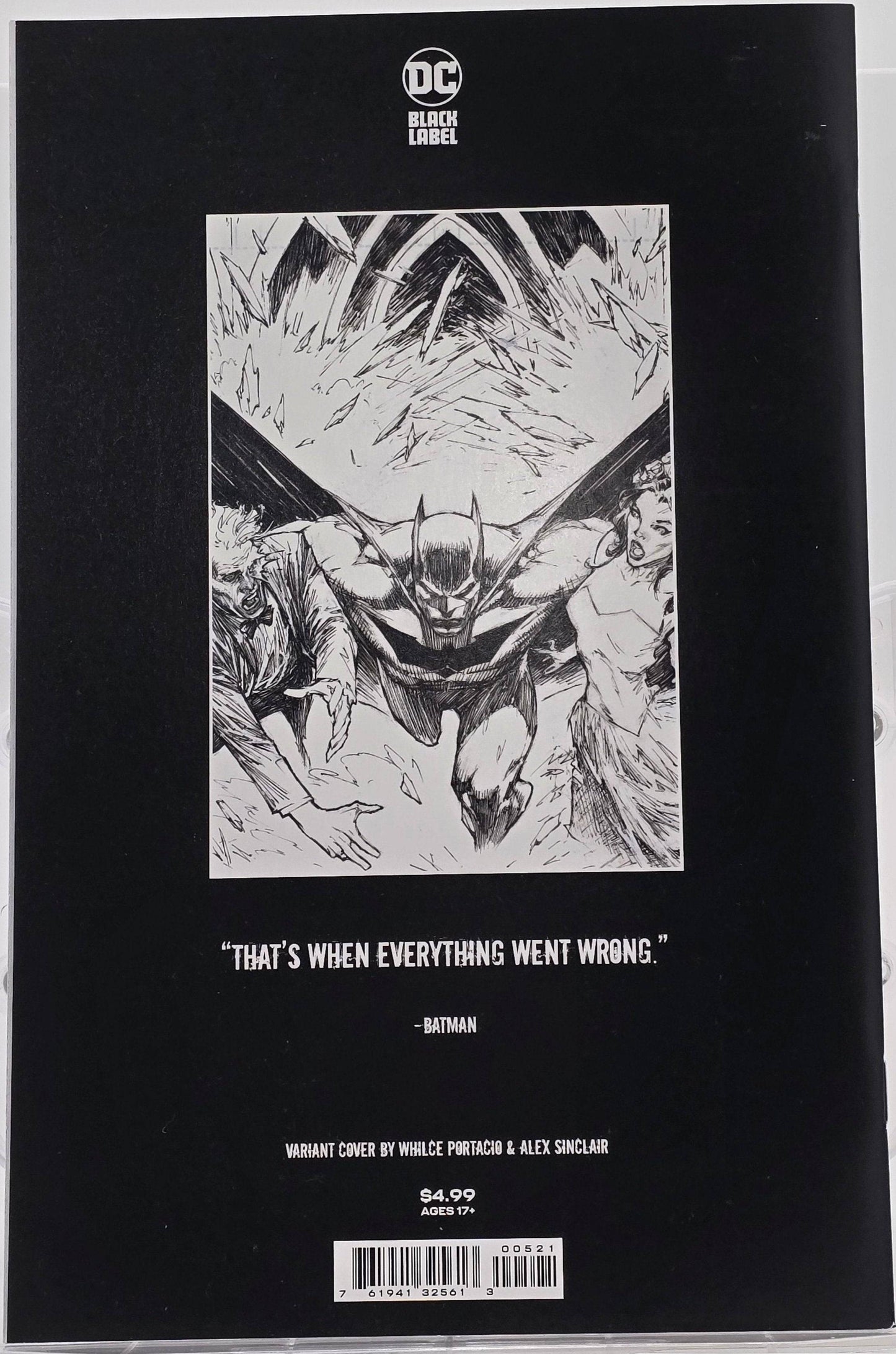 蝙蝠俠與小丑:致命二人組 #5 - Whilce Portacio 蝙蝠俠封面