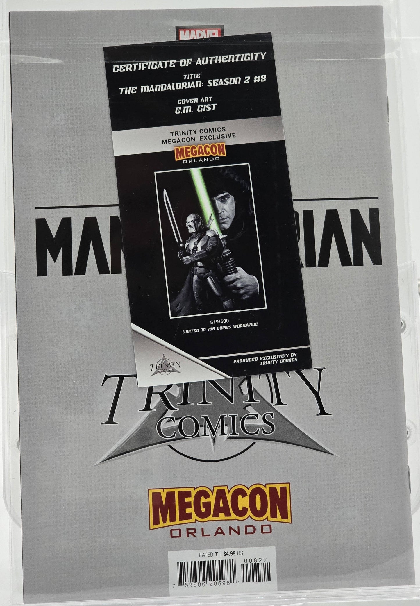 The Mandalorian: Temporada 2 #8 - Portada con efecto salpicado de color EM Gist - Limitada a 600 copias