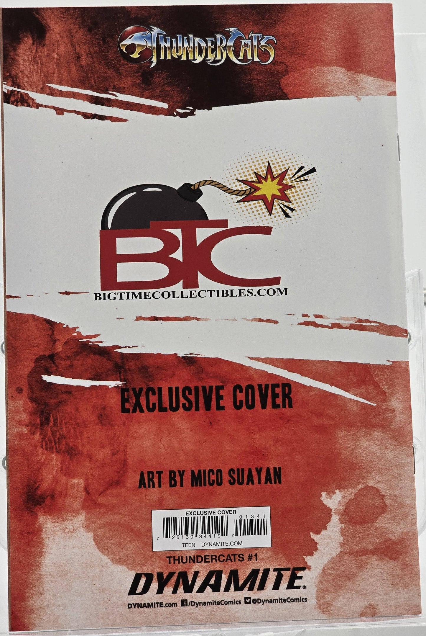 Thundercats Vol 3 #1 - Mico Suayan 黑白原創封面 - 限量 200 張