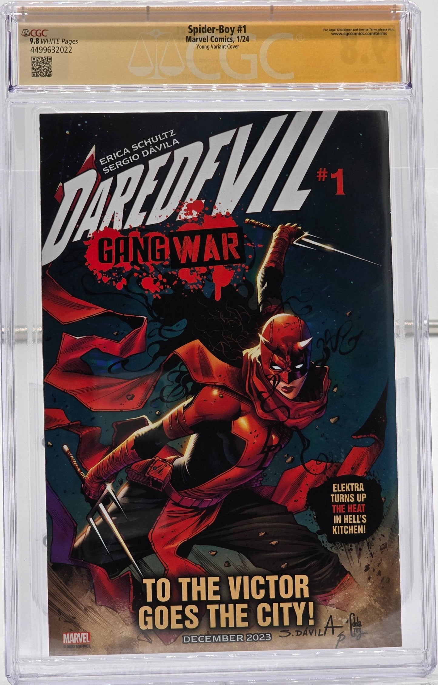 Spider-Boy #1 - Skottie Young Portada variante CGC SS 9.8