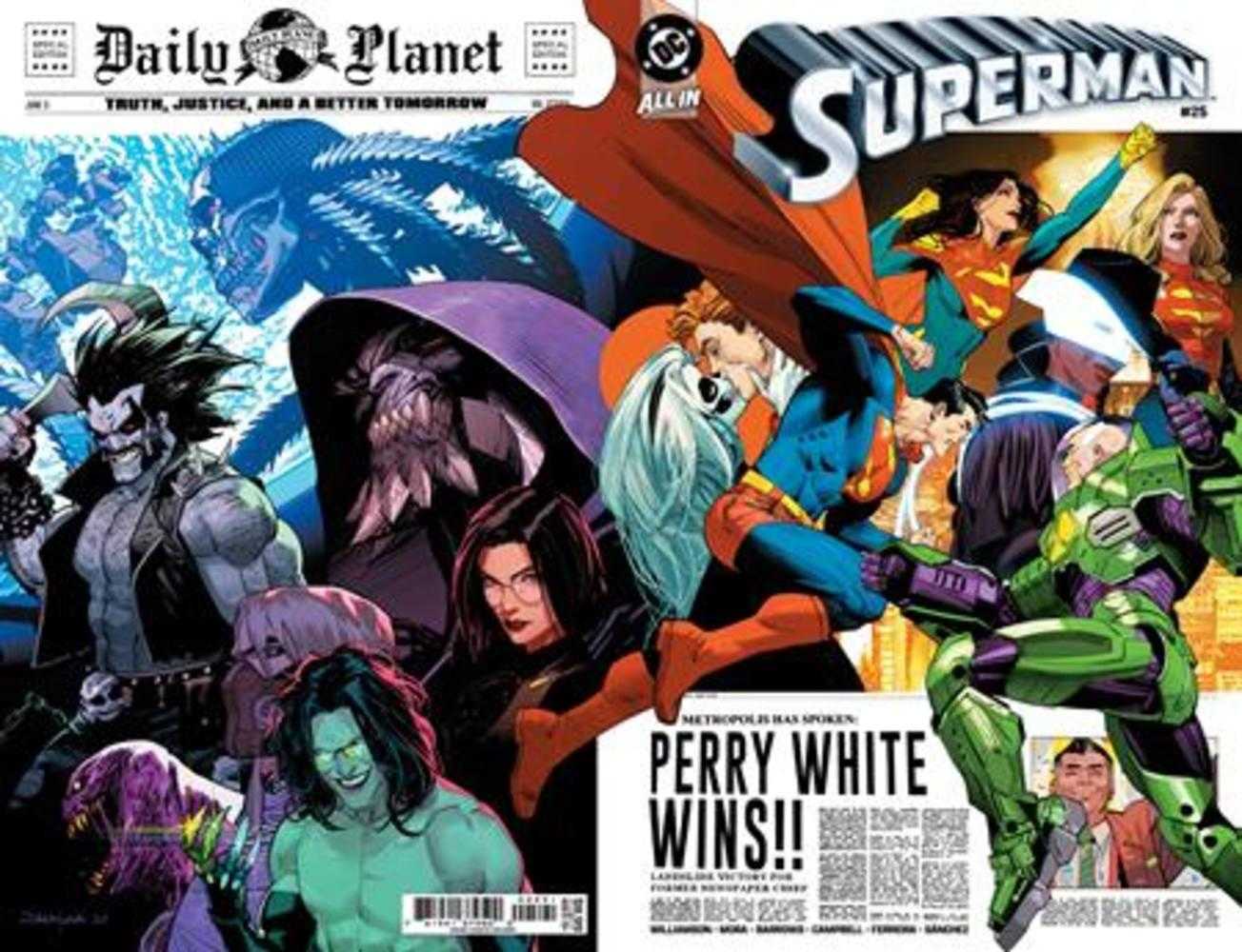 Superman Vol 5 #025 Cover H Dan Mora Foil Variant