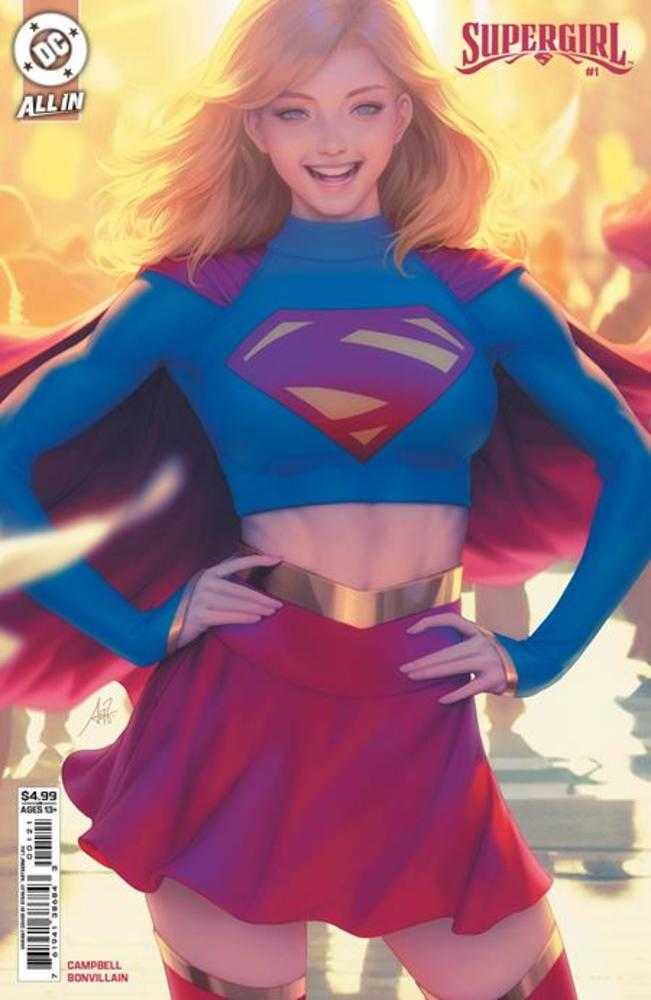 Supergirl Vol 8 #1 - Cover B - Stanley Artgerm Lau Card Stock Variant