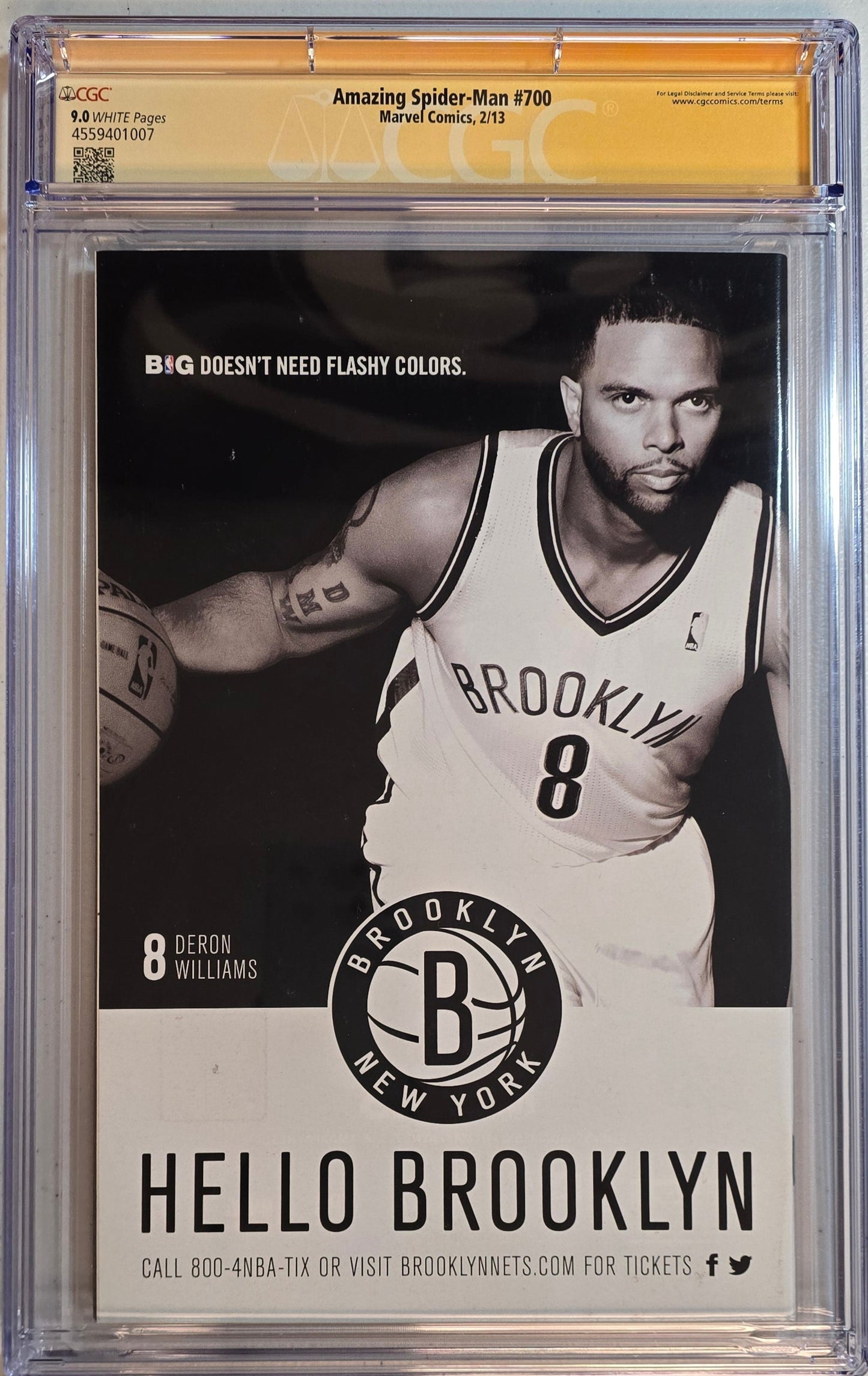 Amazing Spider-Man #700 - Signed by Joe Quesada - CGC SS 9.0