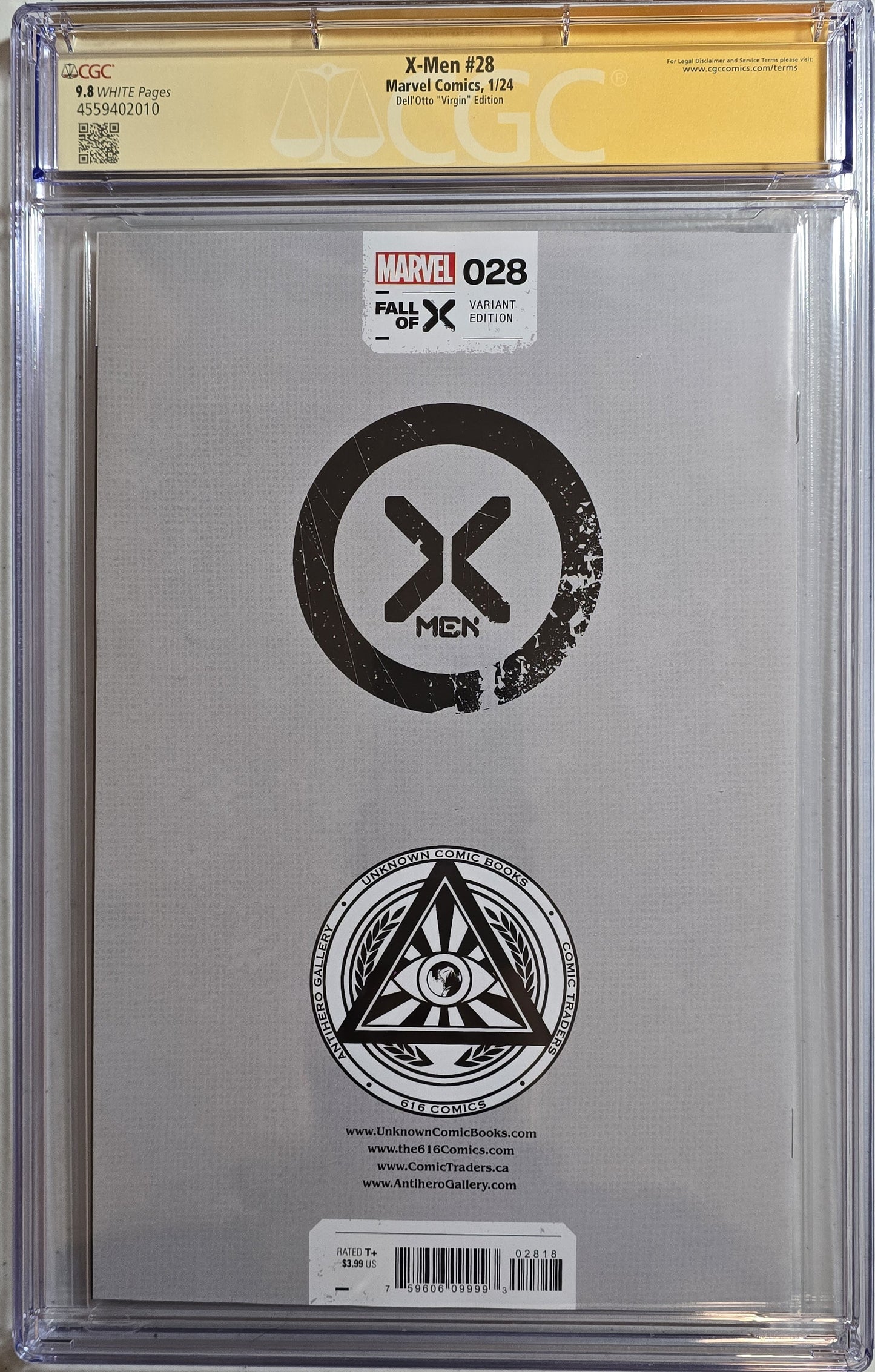 X-Men #28 - Signed by Gabrielle Dell'Otto - CGC SS 9.8