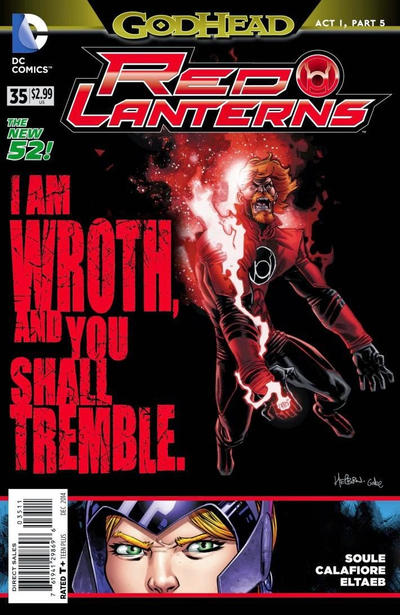 Red Lanterns Vol 1 #35 (Godhead)