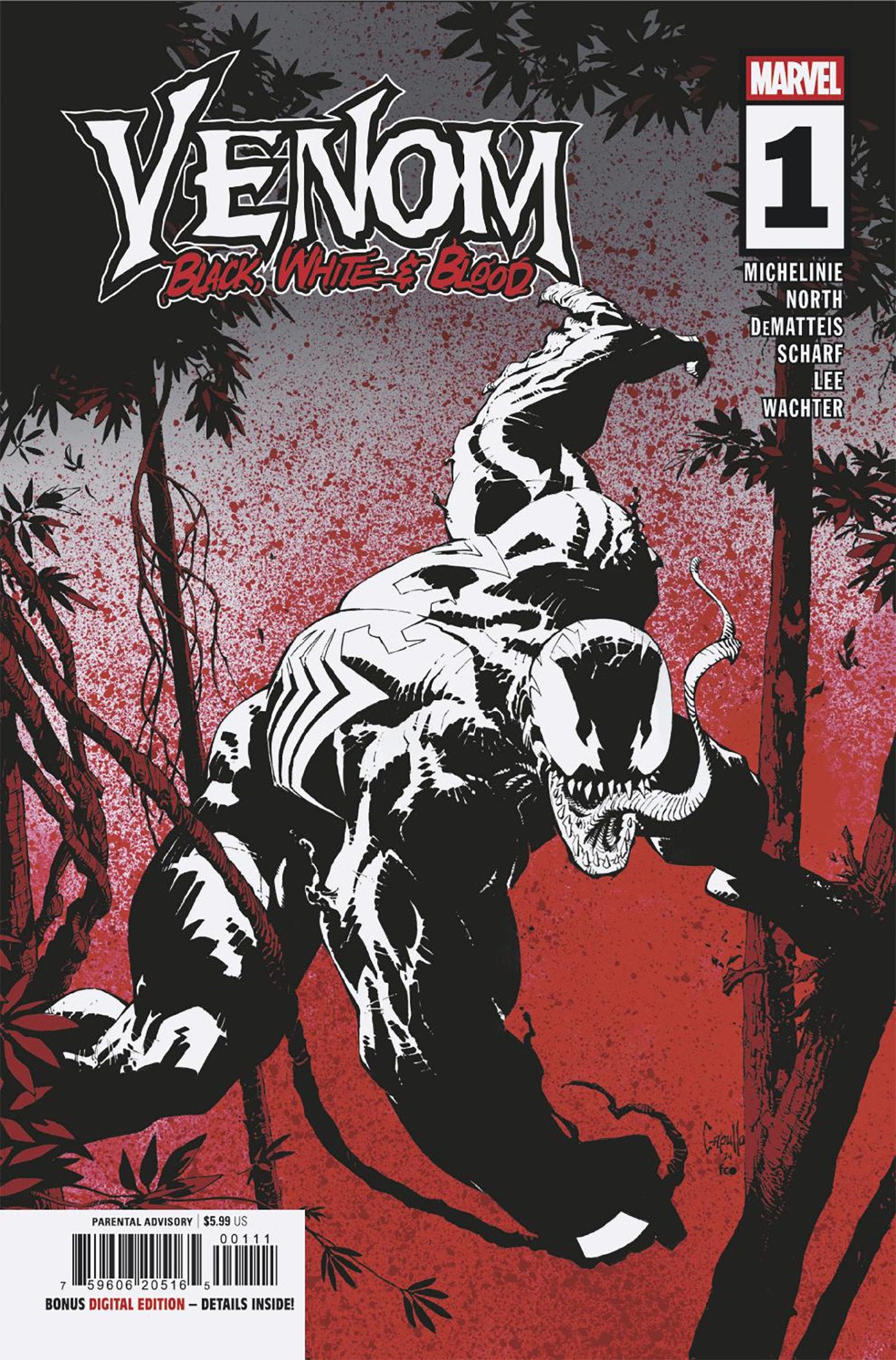 Venom: Black, White & Blood Vol 1 #1