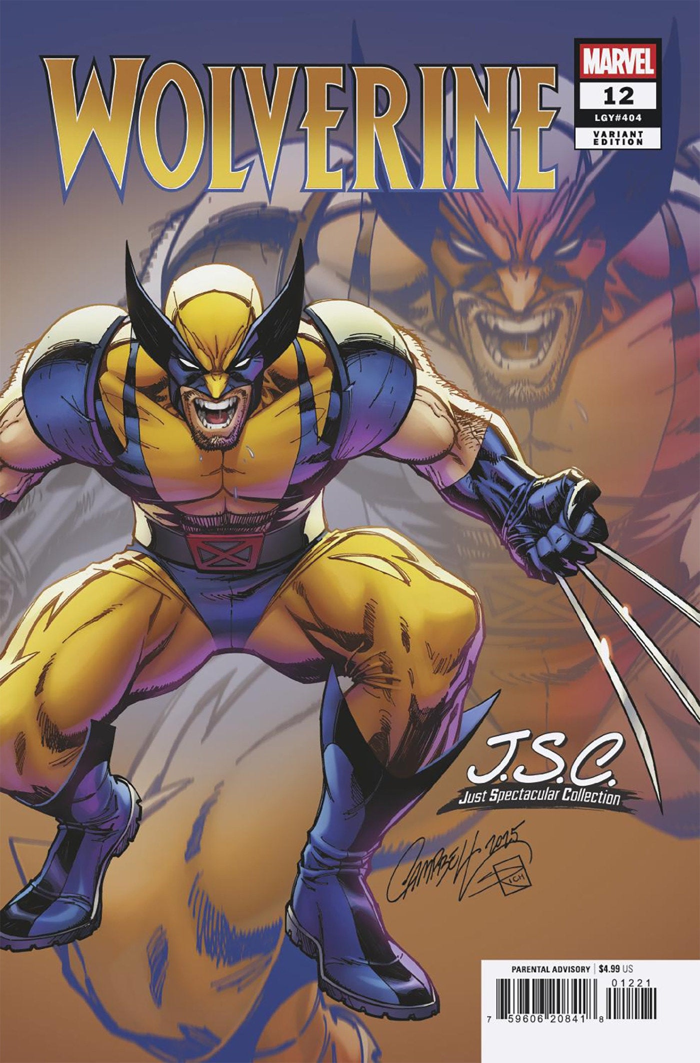 Wolverine Vol 8 #12 - J. Scott Campbell Just Spectacular Collection Variant