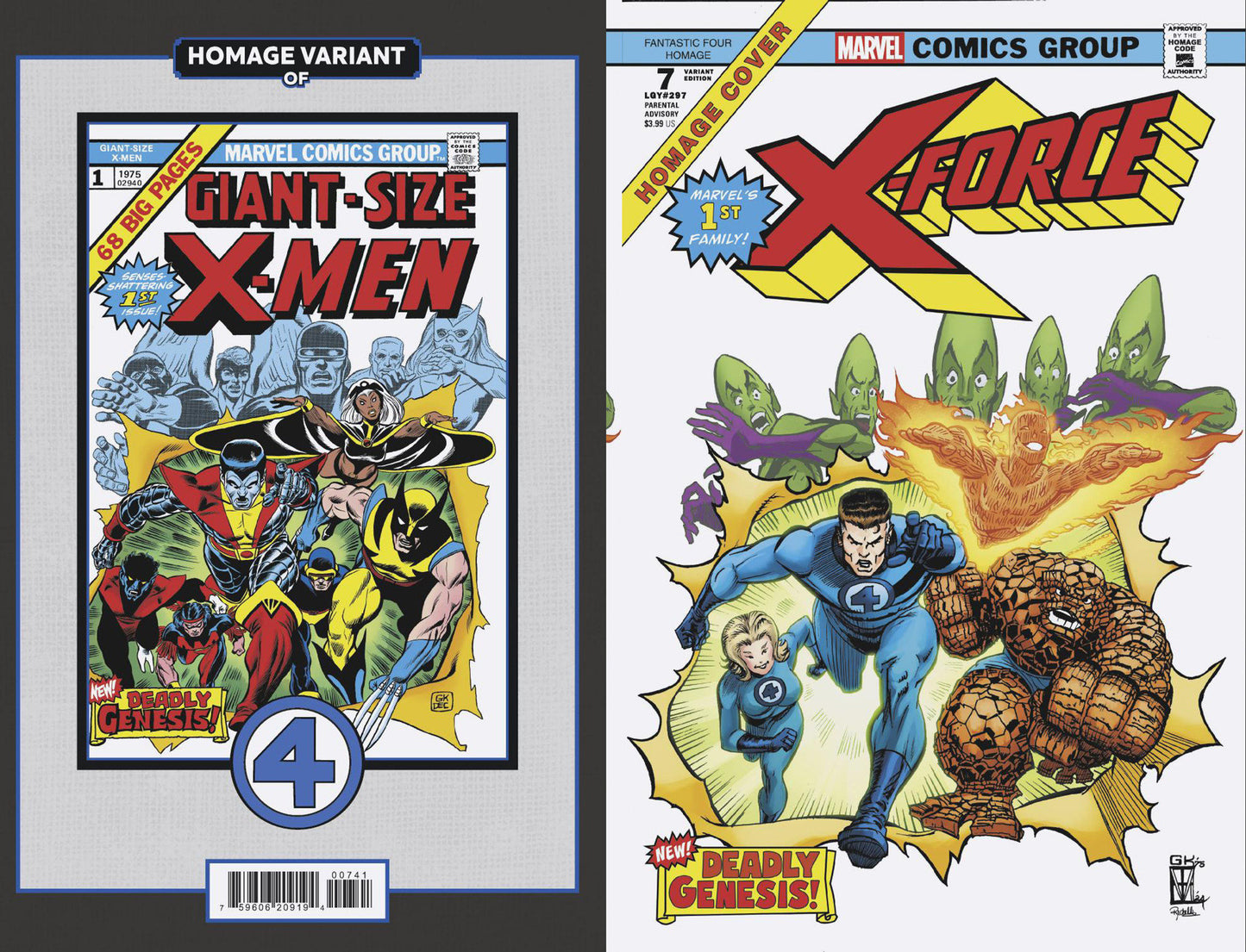 X-Force Vol 7 #07 - Trevor Von Eeden Fantastic Four Homage Variant