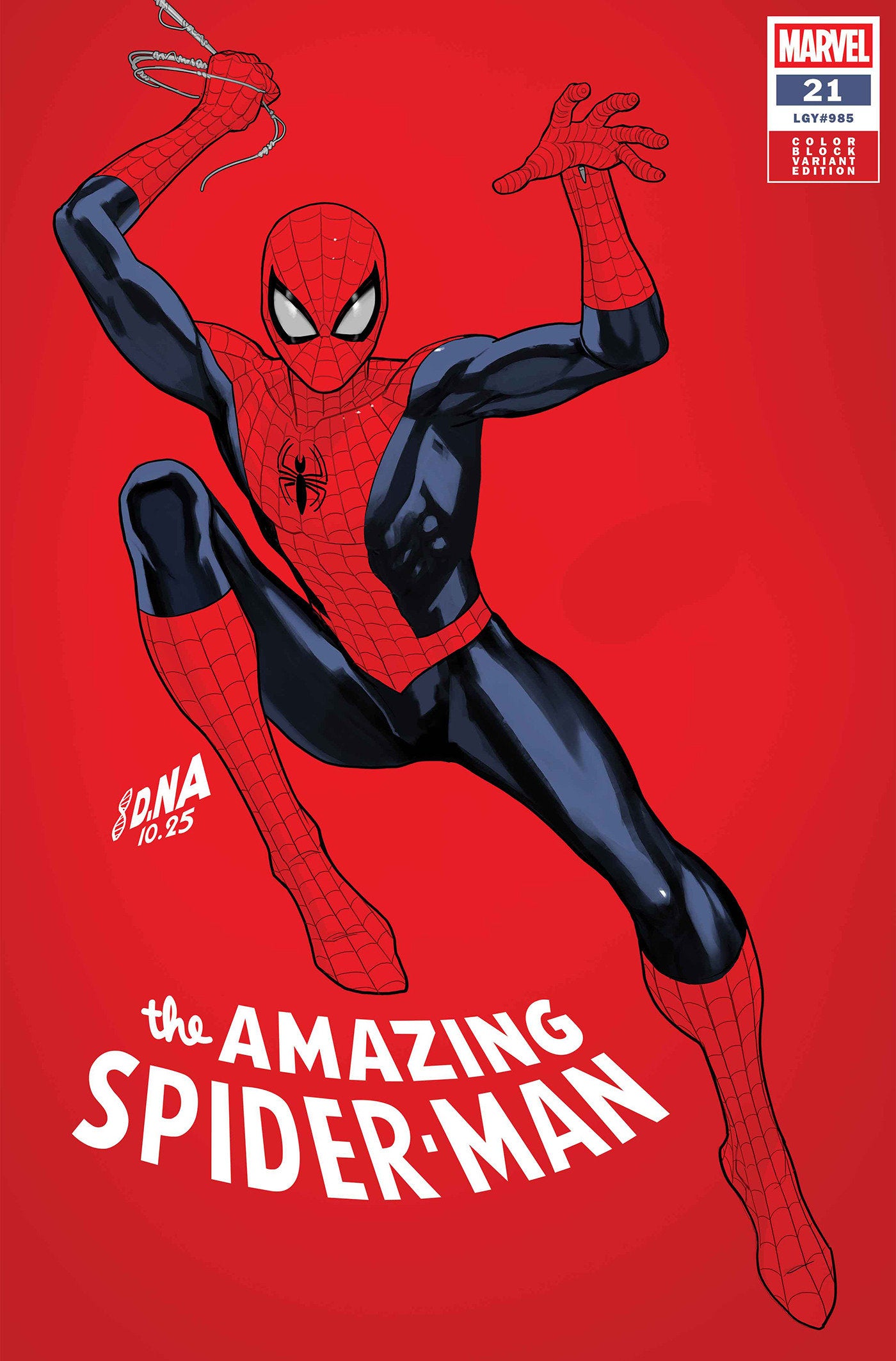 Amazing Spider-Man Vol 8 #21 - David Nakayama Color Block Red Variant