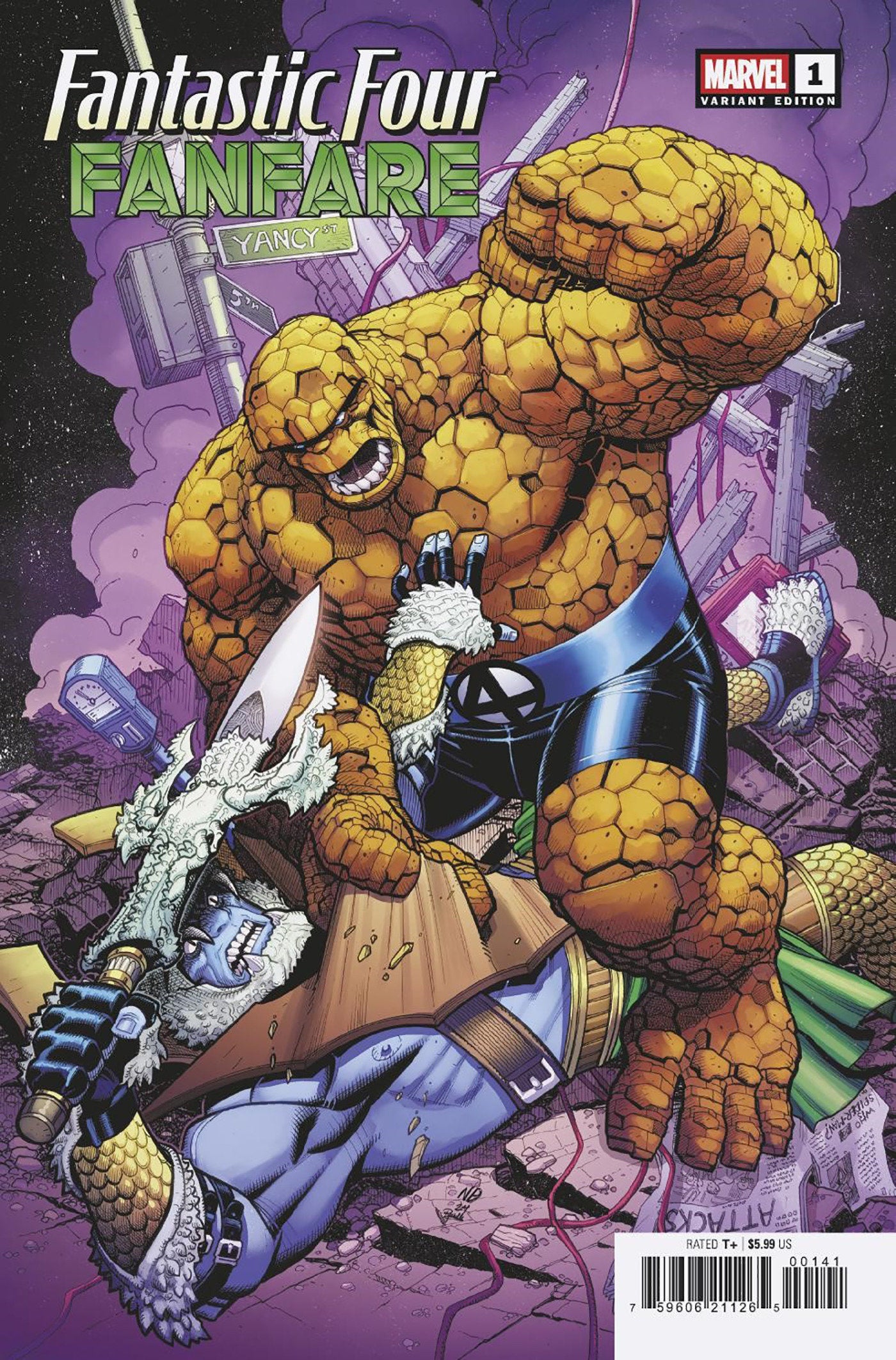 Fantastic Four Fanfare Vol 1 #1 Nick Bradshaw Variant