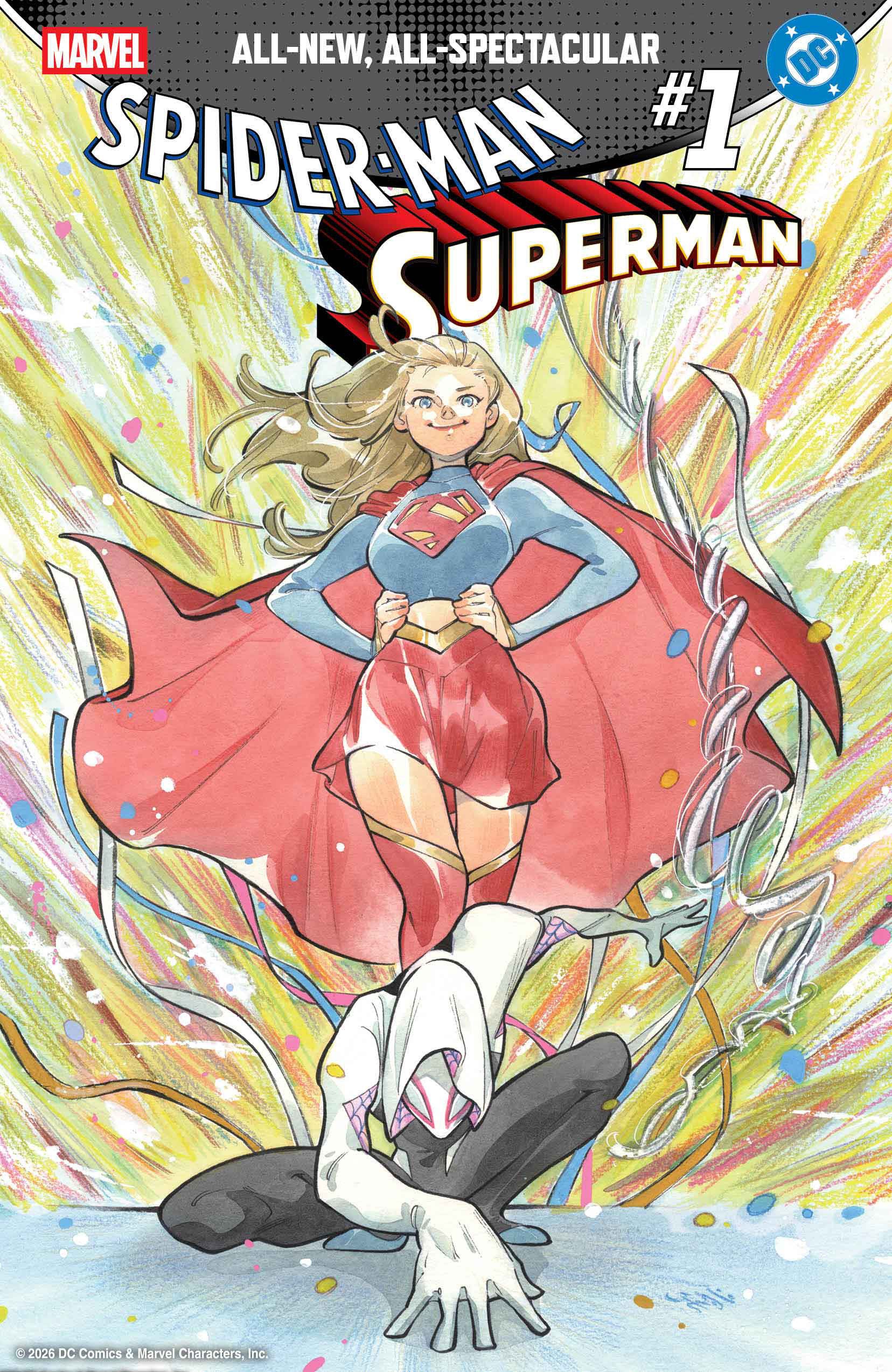 Marvel/DC: Spider-Man/Superman #1 Peach Momoko Variant – Luna-Tech