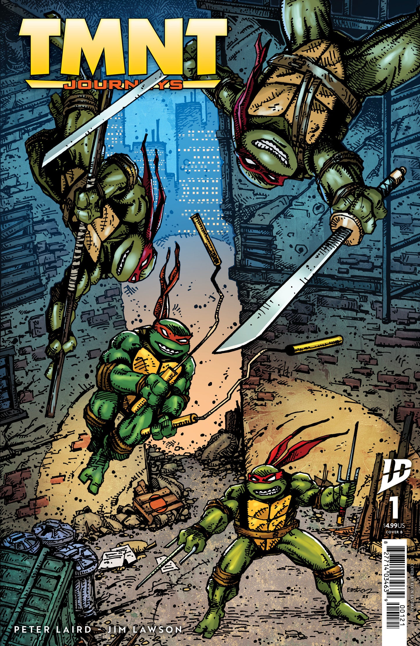 Teenage Mutant Ninja Turtles: Journeys Vol 1 #1 - Cover B (Eastman)