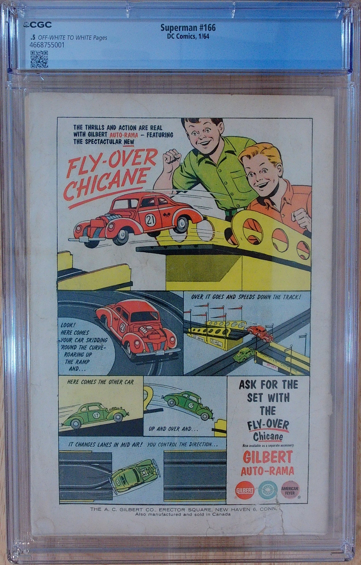 Superman Vol 1 #166 - CGC .5