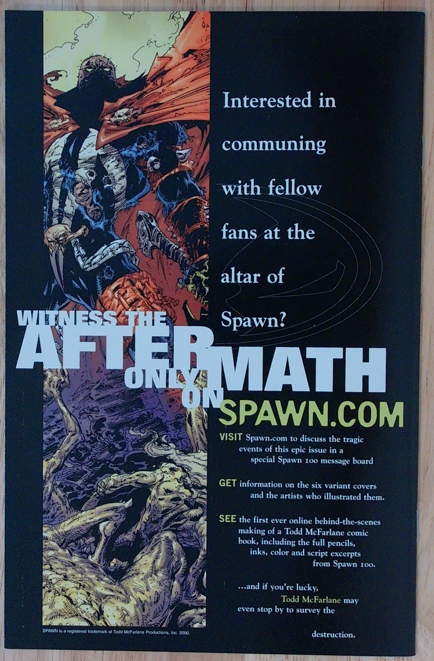 Spawn Vol 1 #100 - Frank Miller Cover