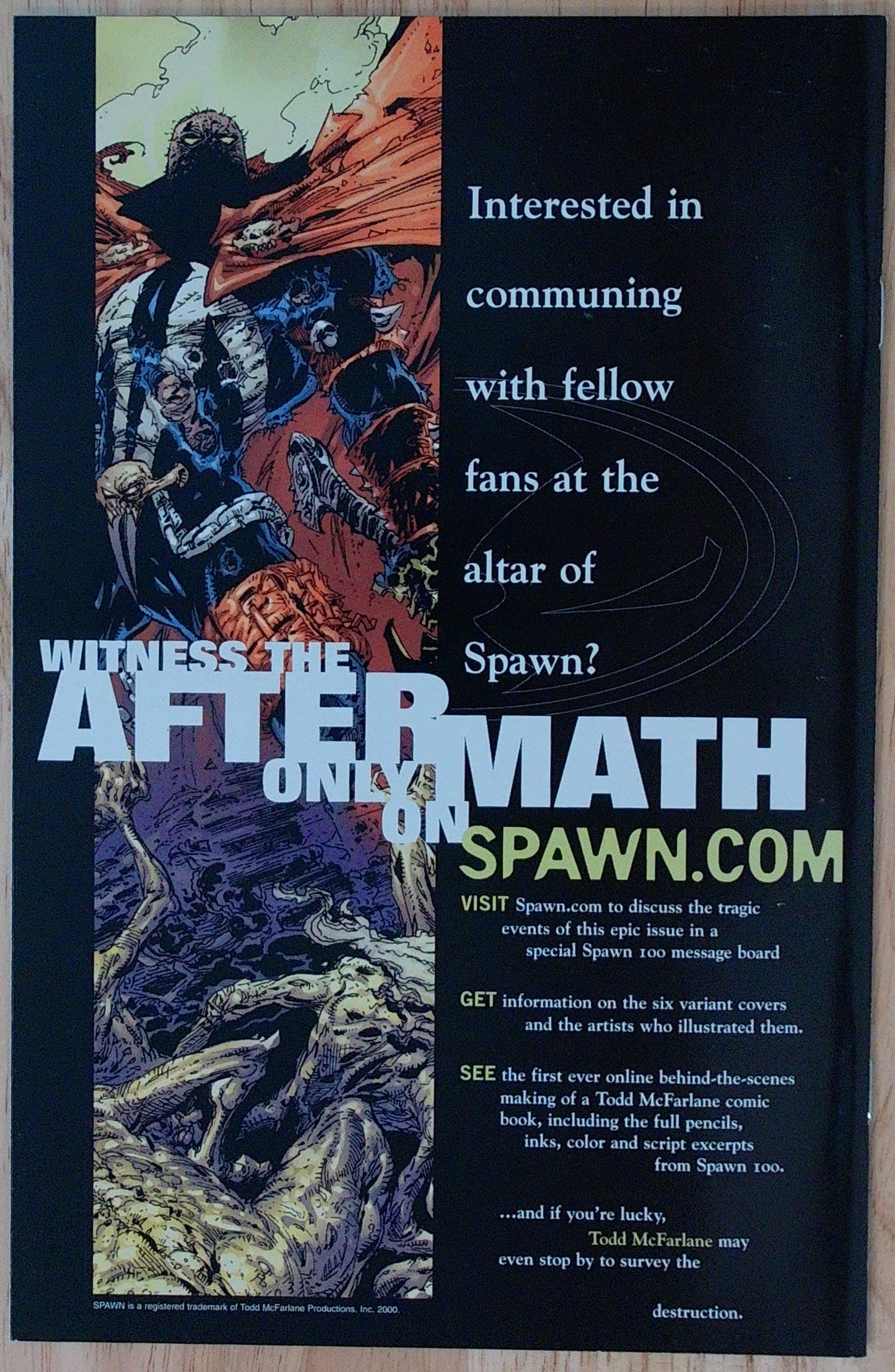Spawn Vol 1 #100 - Ashley Wood Cover
