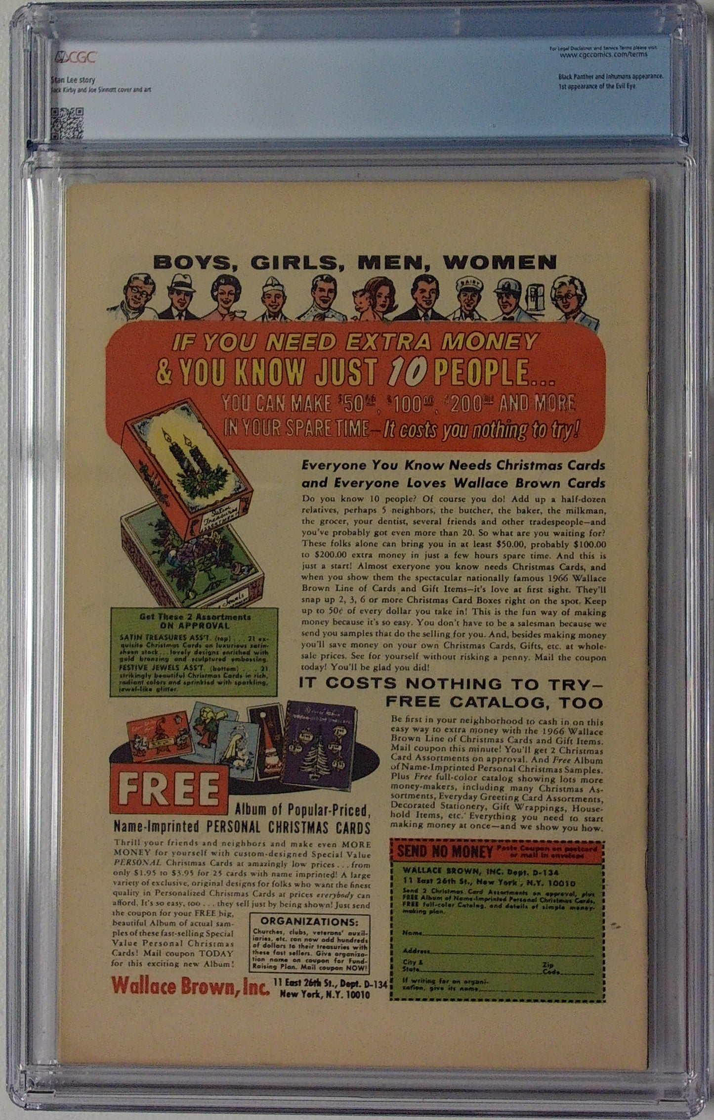 Fantastic Four Vol 1 #054 - CGC 6.5