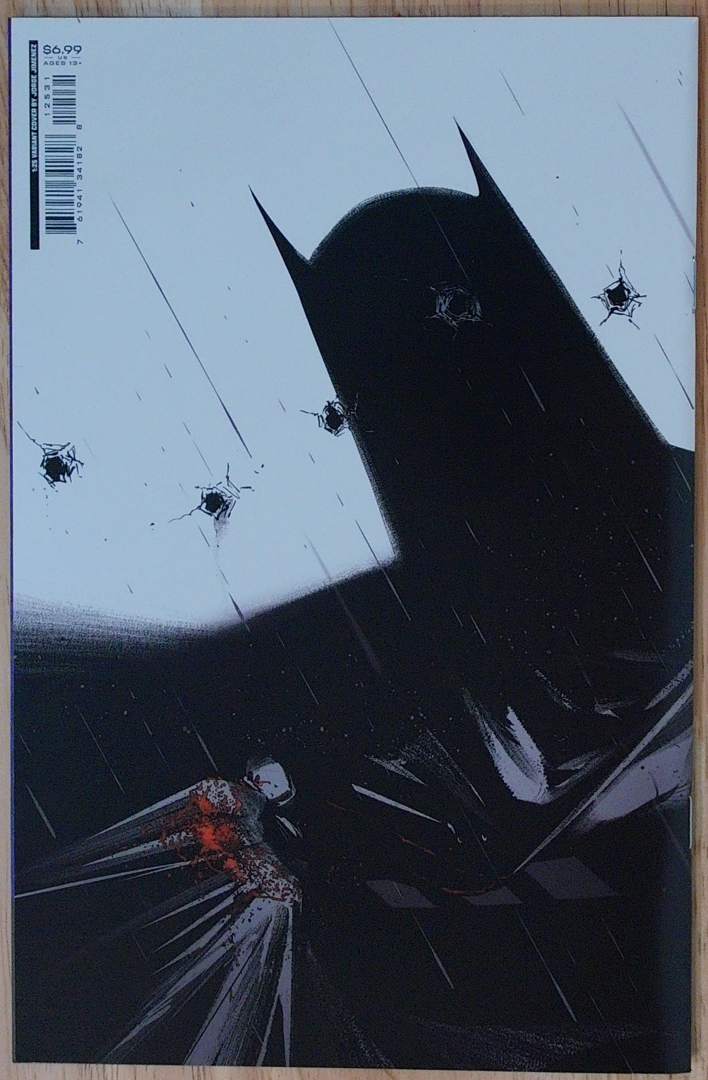 Batman Vol 3 #125 - Jorge Jimenez B&W Cover - 1:25