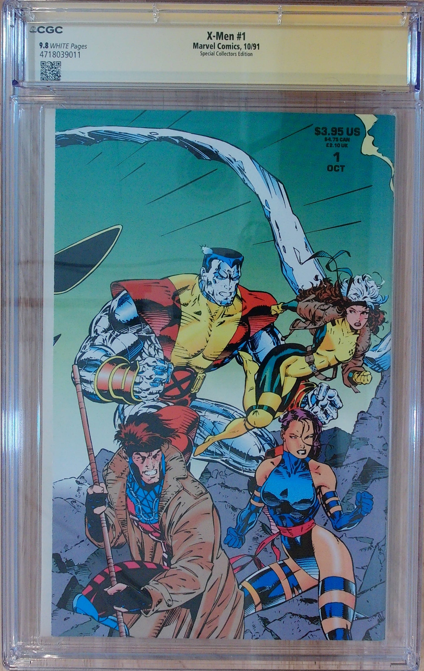 X-Men Vol 2 #1 - CGC SS 9.8 - Cover E - Signed by Jim Lee - Special Collector's Edition Gatefold