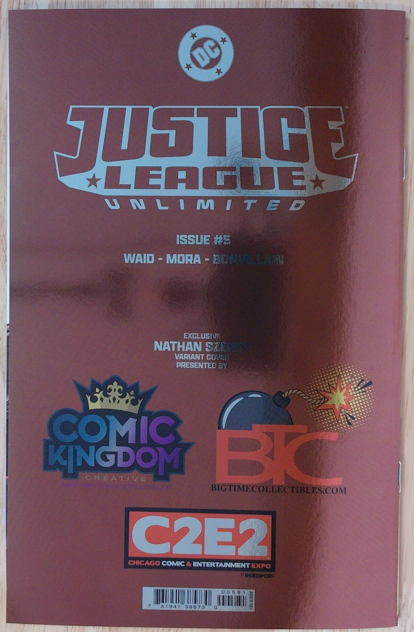 Justice League Unlimited Vol 2 #5 - Nathan Szerdy Foil - C2E2 2025