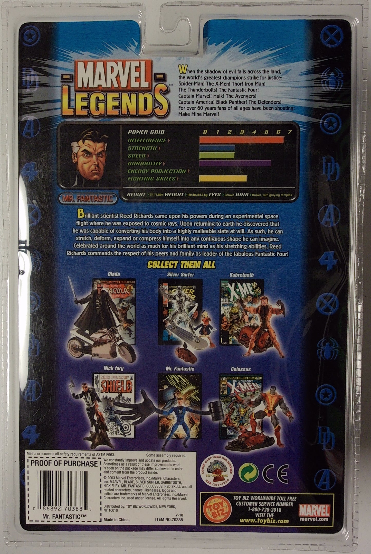 Marvel Legends Action Figures - Series V - Mr. Fantastic