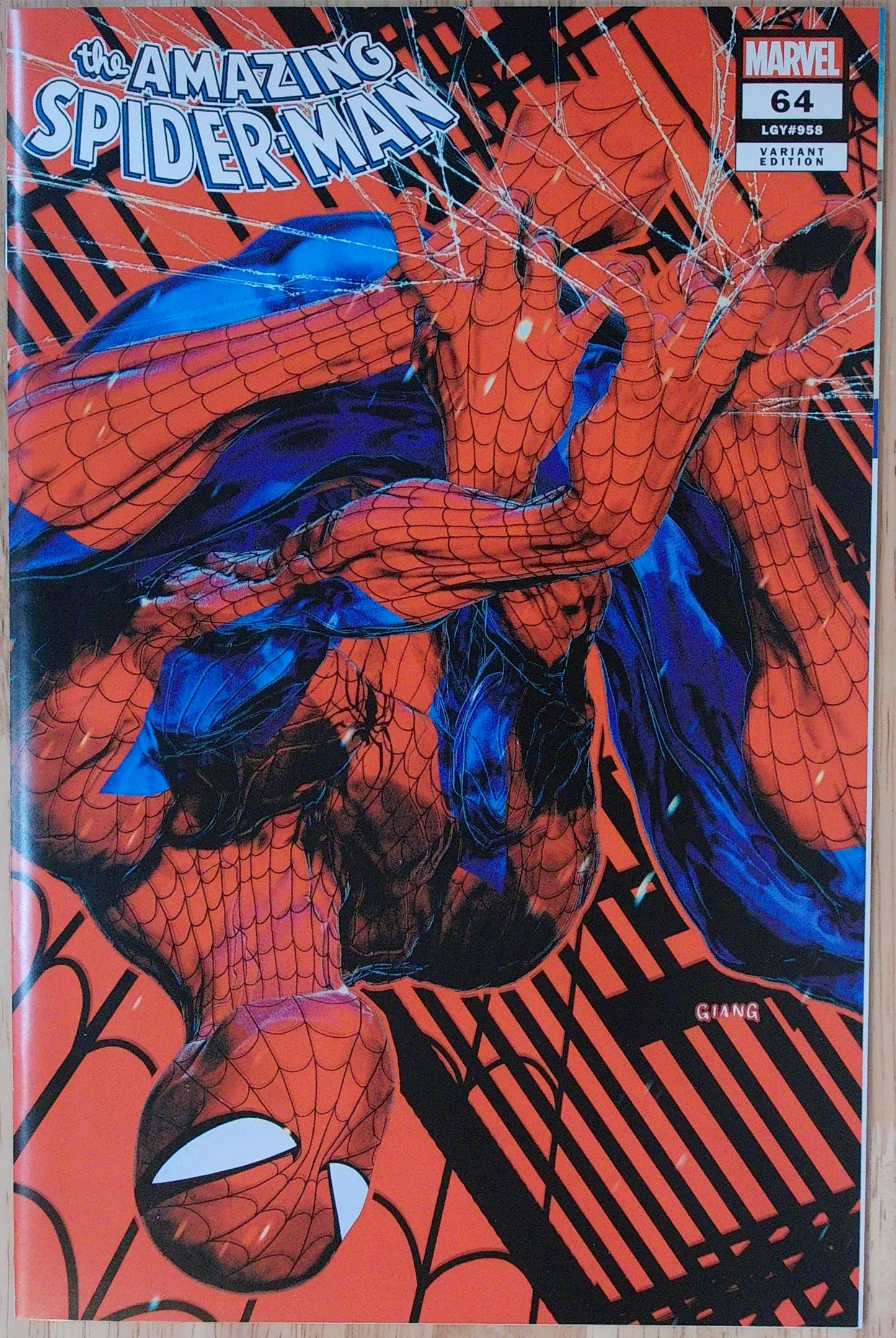 Amazing Spider-Man Vol 6 #64 - John Giang - Negative Bleed (Limited 3000)