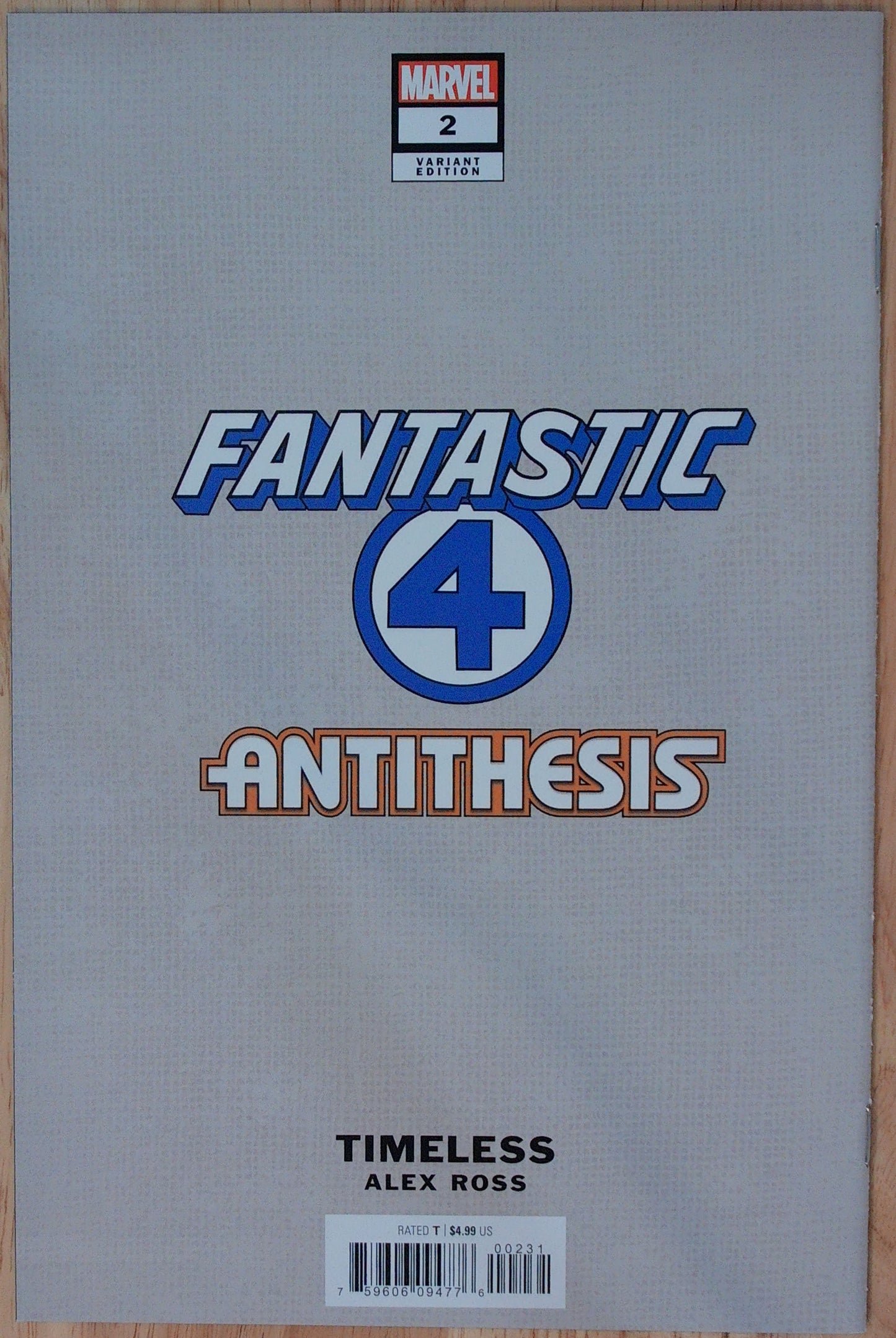 Fantastic Four Antithesis Vol 1 #2 - Alex Ross Timeless Cover