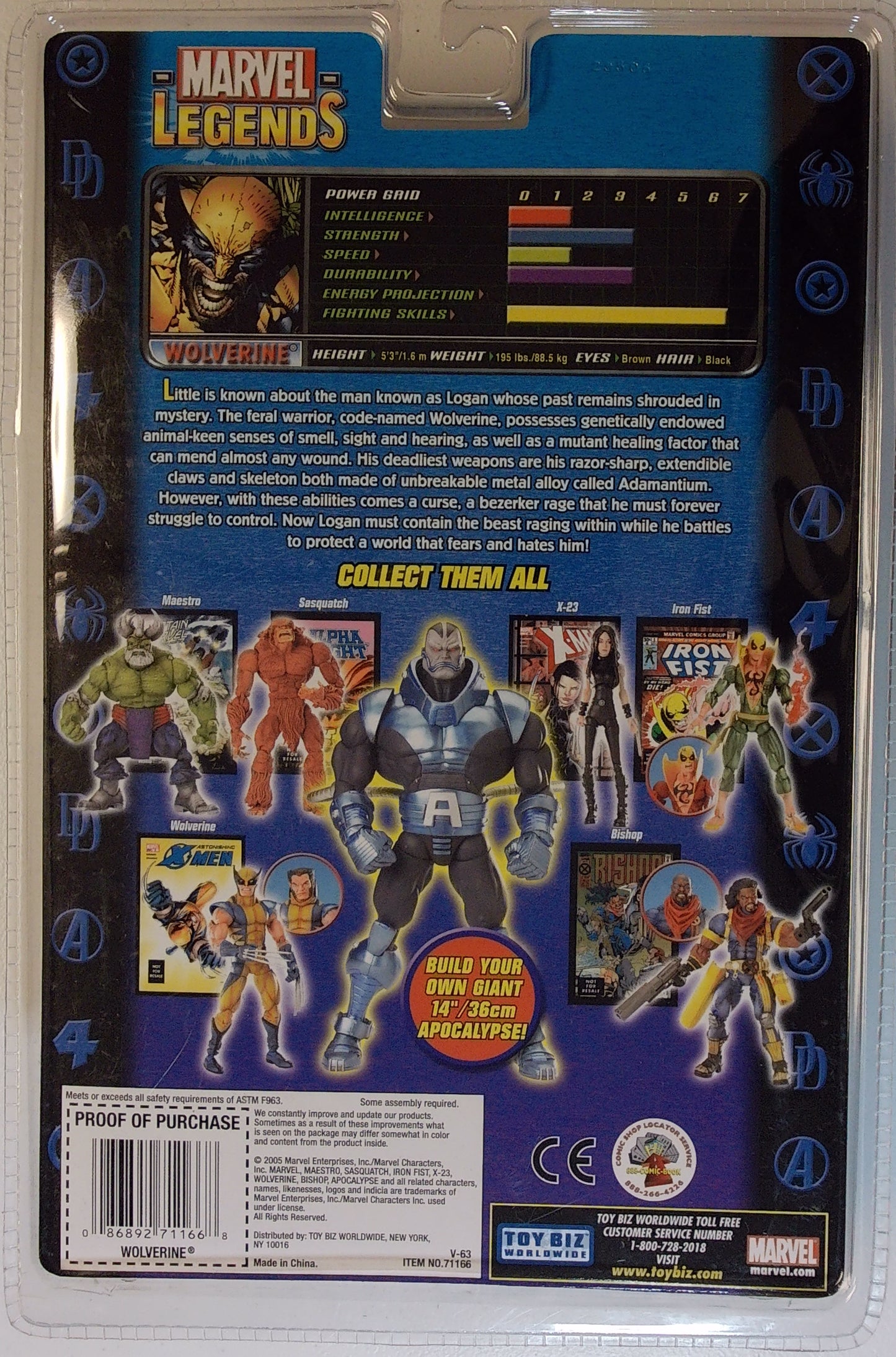 Marvel Legends Action Figures - Appocalypse Series - Wolverine BAF