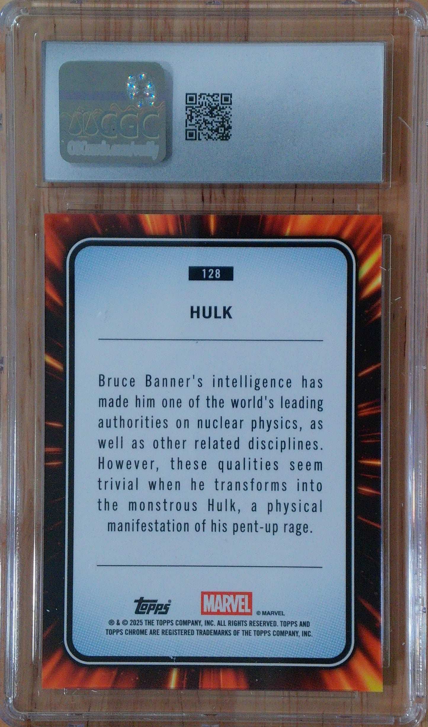 Hulk #128 - Marvel Chrome Sapphire - CGC 10.0 - Blue Sapphire