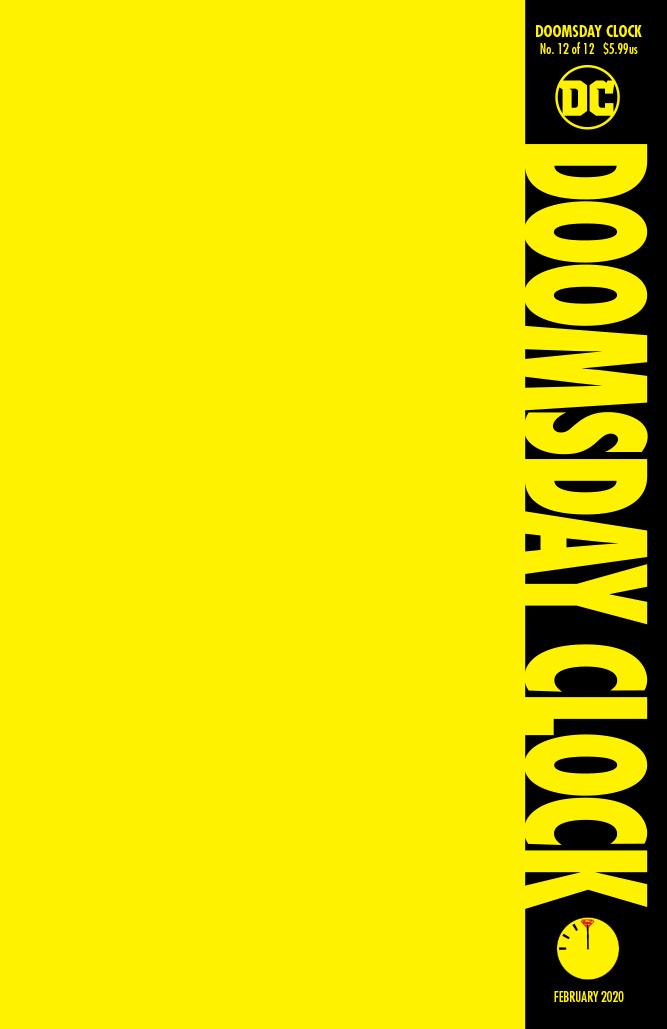 Doomsday Clock #12 (Of 12) Blank Edition